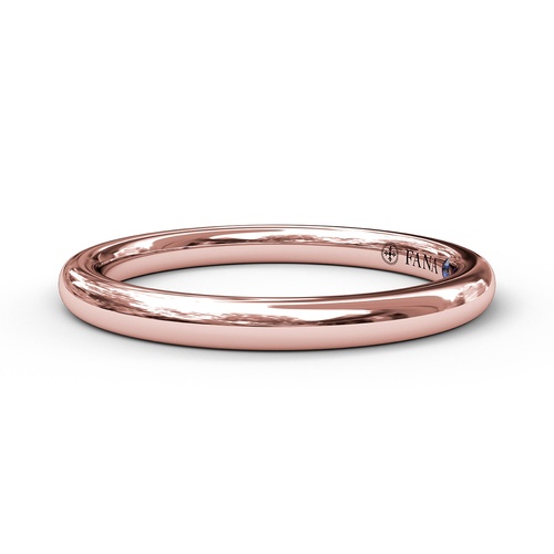 Fana Wedding Band Bridal W3045-14kt-Rose