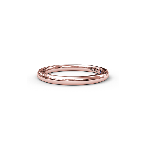 Fana Matching Band Wedding Band W3045-14kt-Rose thumbnail 1