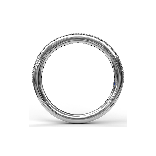 Fana Matching Band Wedding Band W3054-14kt-White thumbnail 2