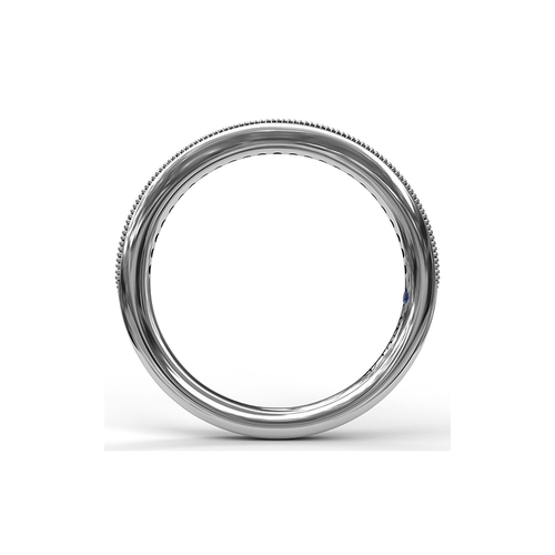 Fana Matching Band Wedding Band W3055-18kt-White thumbnail 2