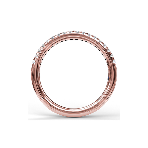 Fana Matching Band Wedding Band W3058-18kt-Rose thumbnail 2