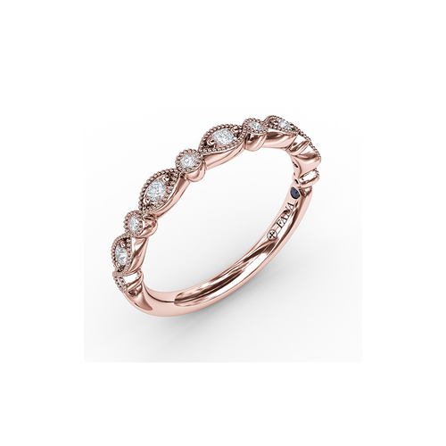 Fana Matching Band Wedding Band W3065-18kt-Rose thumbnail 2