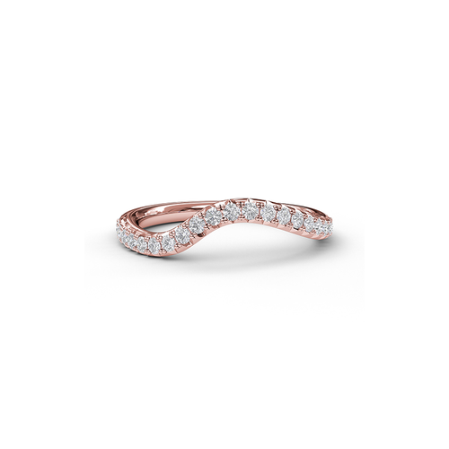 Fana Matching Band Wedding Band W3069-14kt-Rose thumbnail 1