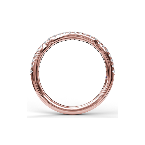 Fana Matching Band Wedding Band W3073-14kt-Rose thumbnail 2