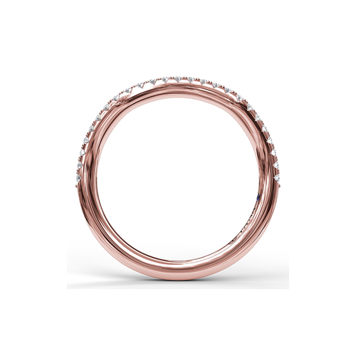 Fana Matching Band Wedding Band W3077-18kt-Rose thumbnail 2