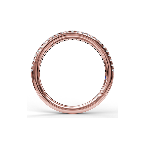 Fana Matching Band Wedding Band W3078-14kt-Rose thumbnail 2