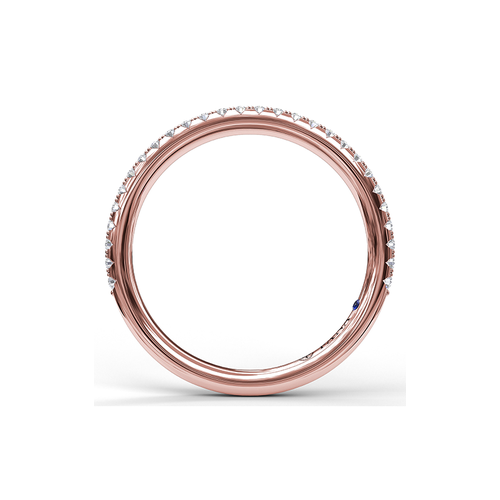 Fana Matching Band Wedding Band W3086-14kt-Rose thumbnail 2