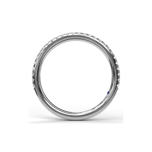 Fana Matching Band Wedding Band W3086-14kt-White thumbnail 2
