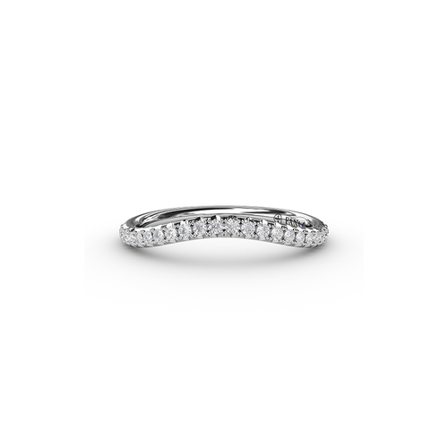 Fana Matching Band Wedding Band W3090-14kt-White thumbnail 1