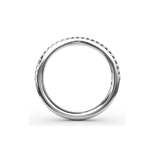 Fana Matching Band Wedding Band W3090-14kt-White thumbnail 2