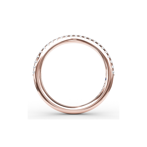 Fana Matching Band Wedding Band W3090-18kt-Rose thumbnail 2