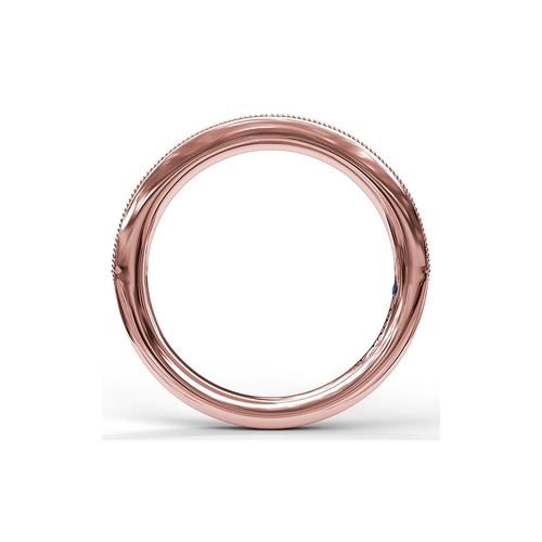 Fana Matching Band Wedding Band W3091-14kt-Rose thumbnail 2