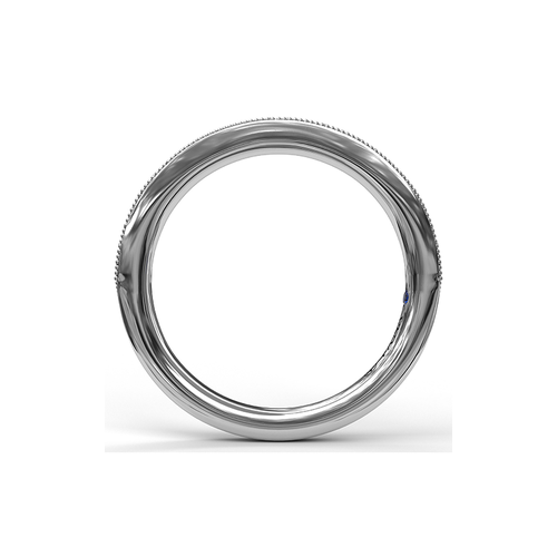 Fana Matching Band Wedding Band W3091-18kt-White thumbnail 2