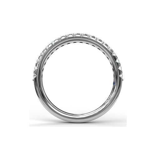 Fana Matching Band Wedding Band W3092-18kt-White thumbnail 2