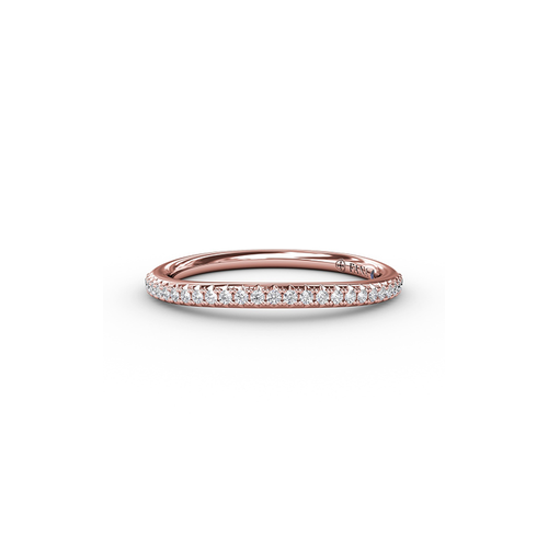 Fana Matching Band Wedding Band W3202-14kt-Rose thumbnail 1