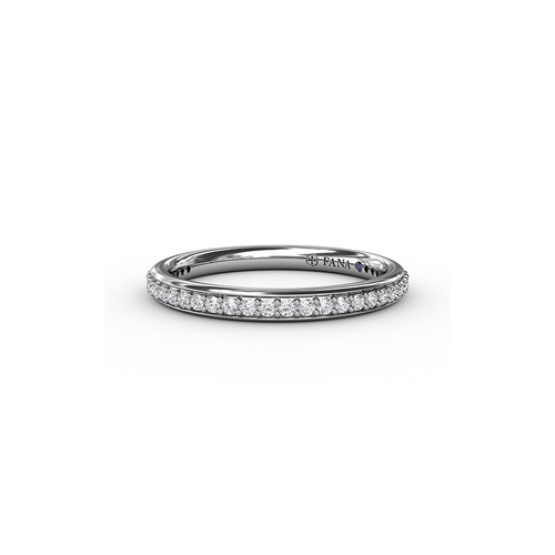 Fana Matching Band Wedding Band W3206-14kt-White thumbnail 1