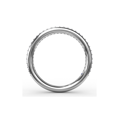 Fana Matching Band Wedding Band W3206-14kt-White thumbnail 2