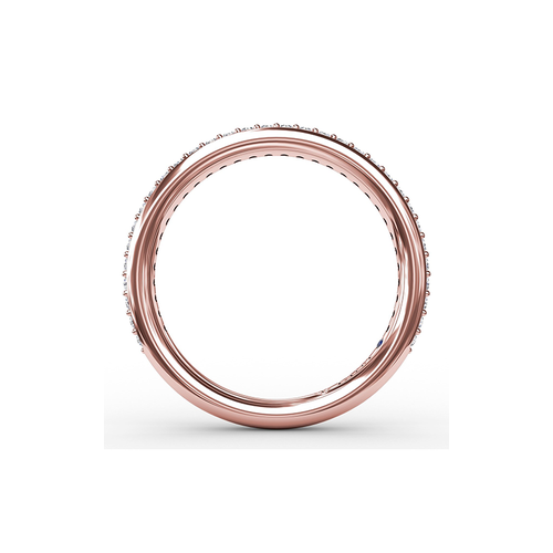 Fana Matching Band Wedding Band W3206-18kt-Rose thumbnail 2