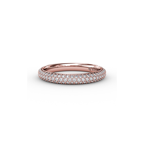 Fana Matching Band Wedding Band W3208-14kt-Rose thumbnail 1