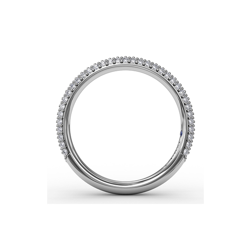 Fana Matching Band Wedding Band W3208-14kt-White thumbnail 2