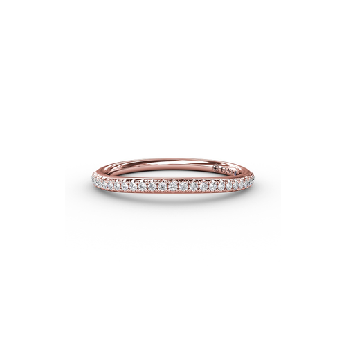 Fana Matching Band Wedding Band W3215-18kt-Rose thumbnail 1