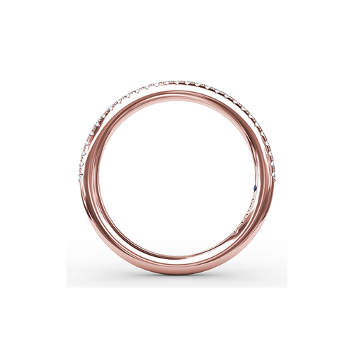 Fana Matching Band Wedding Band W3215-18kt-Rose thumbnail 2