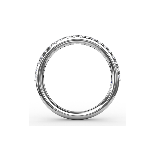 Fana Matching Band Wedding Band W3223-18kt-White thumbnail 2