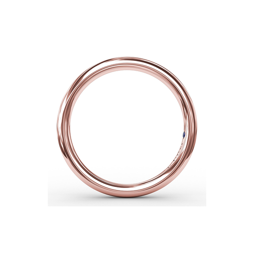 Fana Matching Band Wedding Band W3225-18kt-Rose thumbnail 2