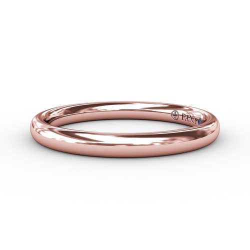 Fana Wedding Band Bridal W3233-14kt-Rose