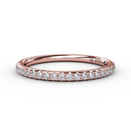Fana Wedding Band Bridal W3267-14kt-Rose