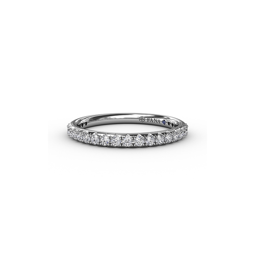 Fana Matching Band Wedding Band W3274-14kt-White thumbnail 1