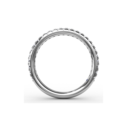 Fana Matching Band Wedding Band W3274-14kt-White thumbnail 2