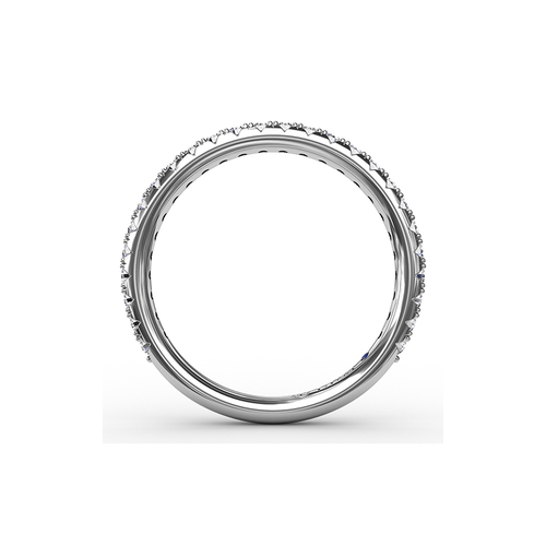 Fana Matching Band Wedding Band W3279-18kt-White thumbnail 2