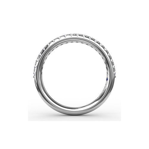 Fana Matching Band Wedding Band W3314-14kt-White thumbnail 2