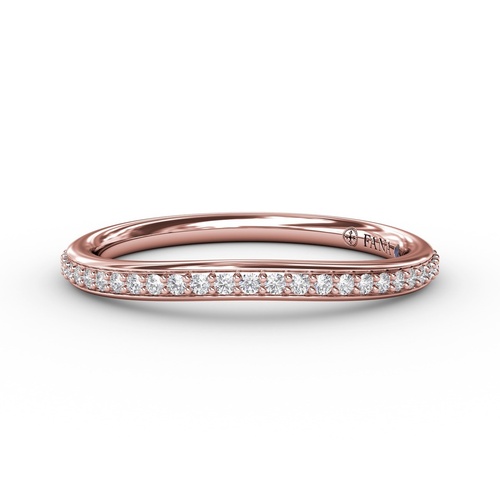 Fana Wedding Band Bridal W3323-14kt-Rose