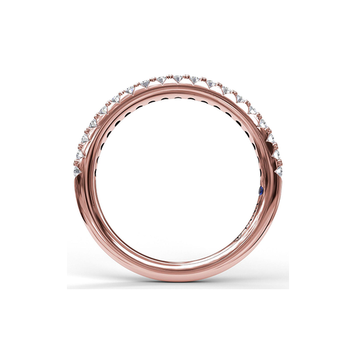 Fana Matching Band Wedding Band W3446-14kt-Rose thumbnail 2