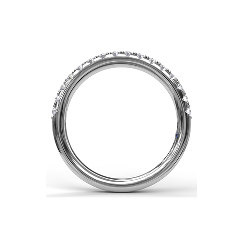 Fana Matching Band Wedding Band W3465-14kt-White thumbnail 2