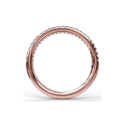 Fana Matching Band Wedding Band W3511-18kt-Rose thumbnail 2