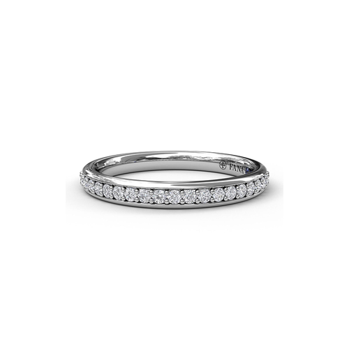 Fana Matching Band Wedding Band W3528-14kt-White thumbnail 1