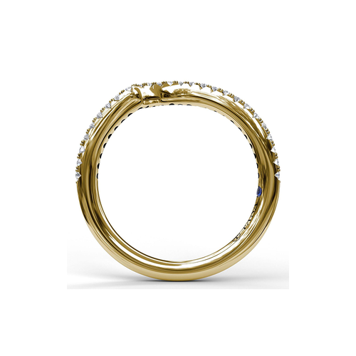 Fana Matching Band Wedding Band W3555-14kt-Yellow thumbnail 2