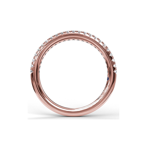 Fana Matching Band Wedding Band W3619-18kt-Rose thumbnail 2