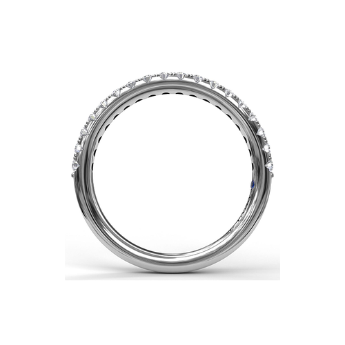 Fana Matching Band Wedding Band W3723-18kt-White thumbnail 2