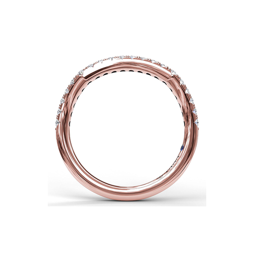 Fana Matching Band Wedding Band W3796-18kt-Rose thumbnail 2