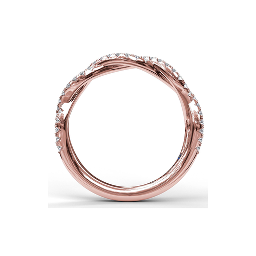 Fana Matching Band Wedding Band W3826-14kt-Rose thumbnail 2