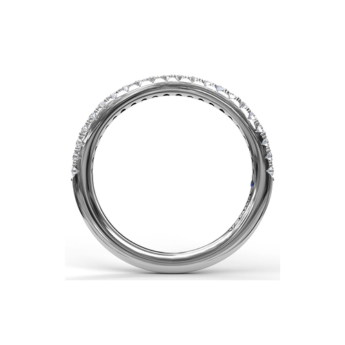 Fana Matching Band Wedding Band W3845-18kt-White thumbnail 2