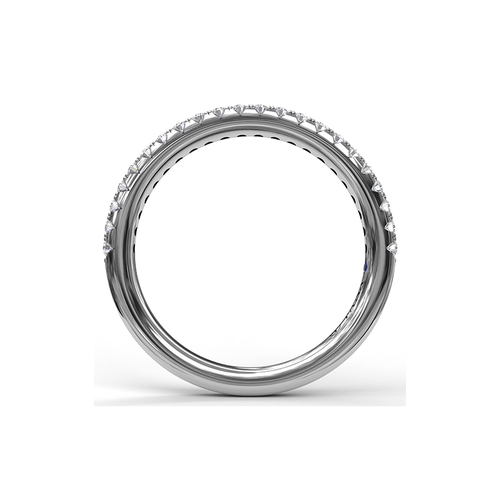 Fana Matching Band Wedding Band W3879-18kt-White thumbnail 2