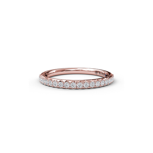 Fana Matching Band Wedding Band W3880-18kt-Rose thumbnail 1