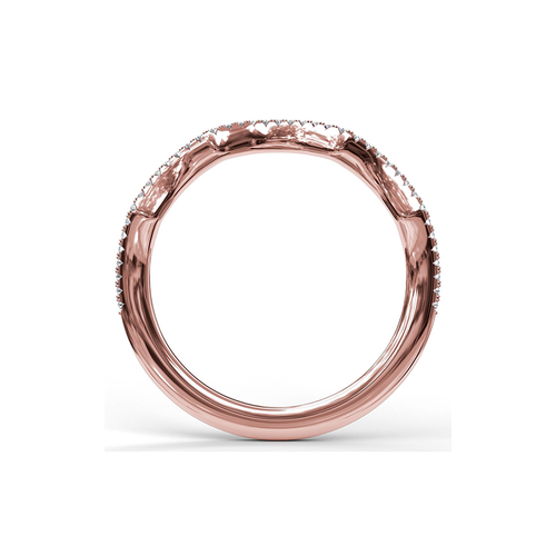 Fana Matching Band Wedding Band W3901-14kt-Rose thumbnail 2
