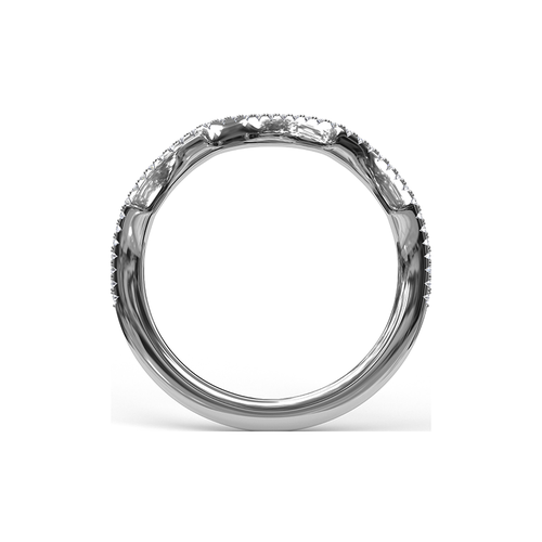 Fana Matching Band Wedding Band W3902-18kt-White thumbnail 3