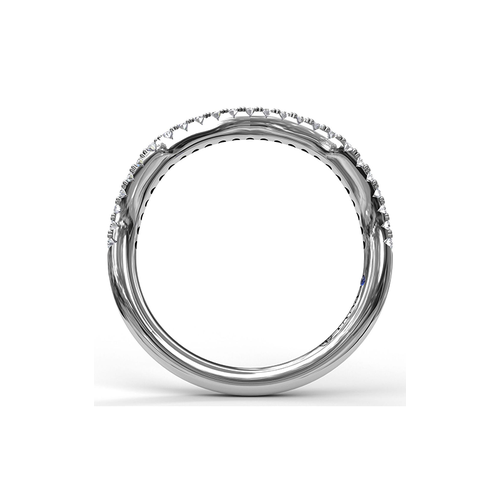 Fana Matching Band Wedding Band W3943-14kt-White thumbnail 2